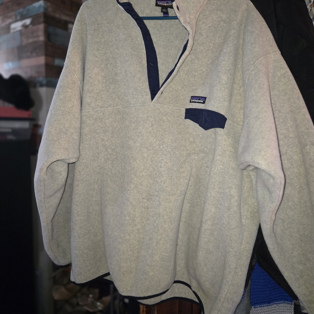 Patagonia Fleece with Navy Detail